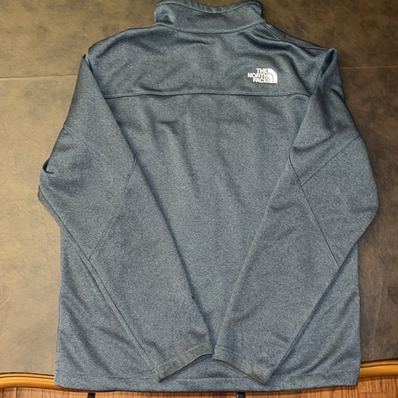 Men’s The North Face Heather Blue Windfall Jacket; Size: M - Picture 9 of 10
